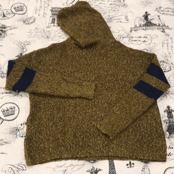 John & Jenn Varsity Stripe Hooded Pullover - Picture 2 of 5